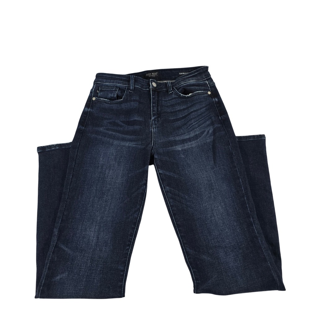 Judy Blue Slim Boot Cut Dark Wash Jeans JB82162DK Blue Size 9/29